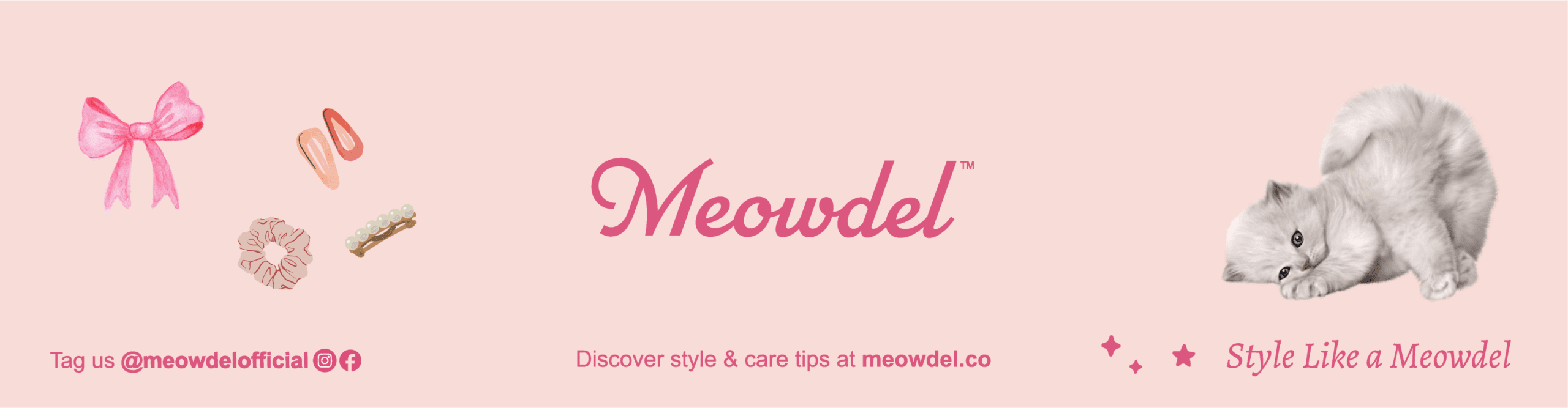 Meowdel web banner