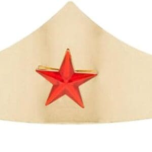 DC Comics Wonder Woman Golden Tiara with Red Gem Star